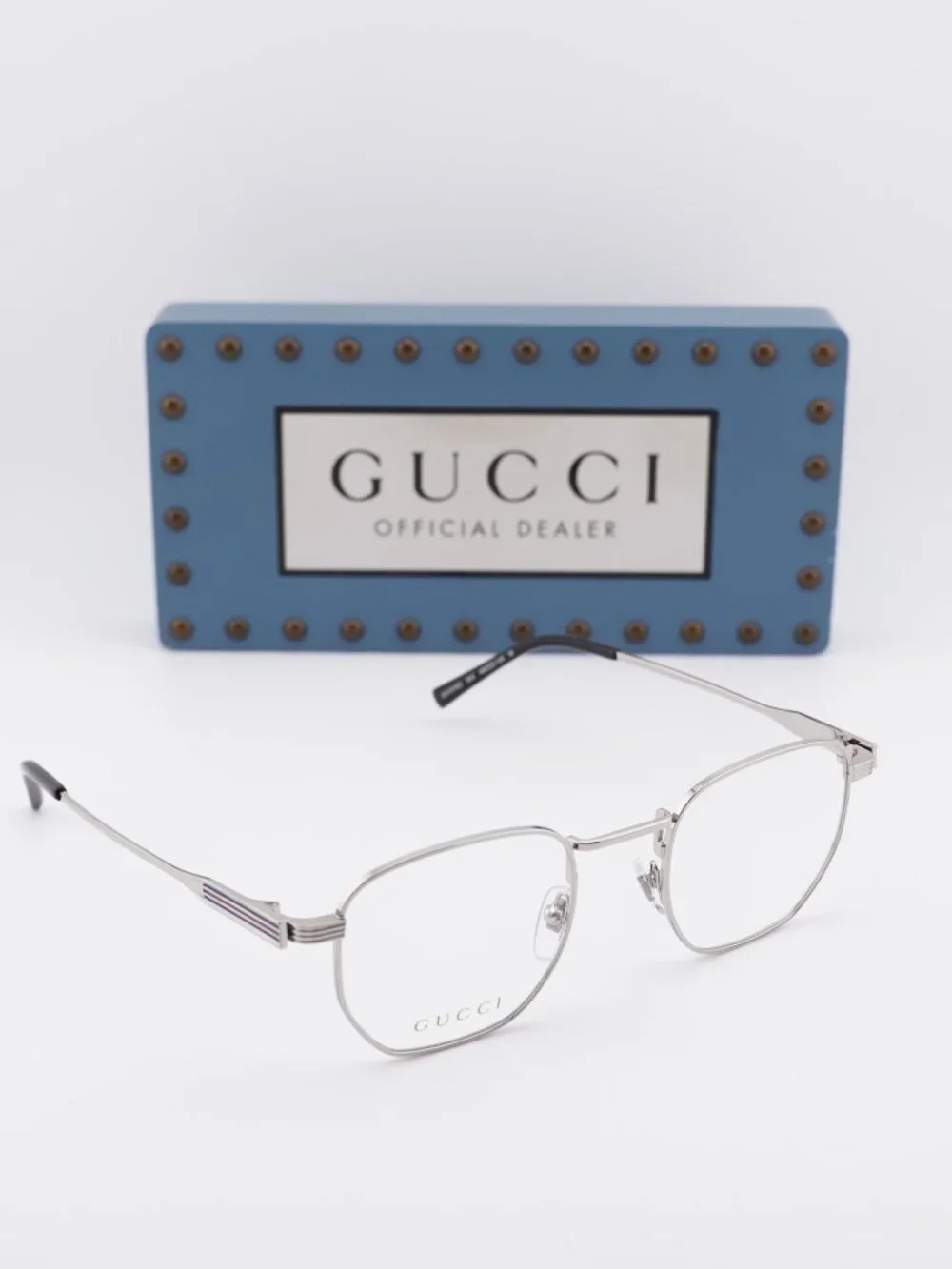 Gucci GG1878O 003 Square Eyeglasses 49mm - Silver
